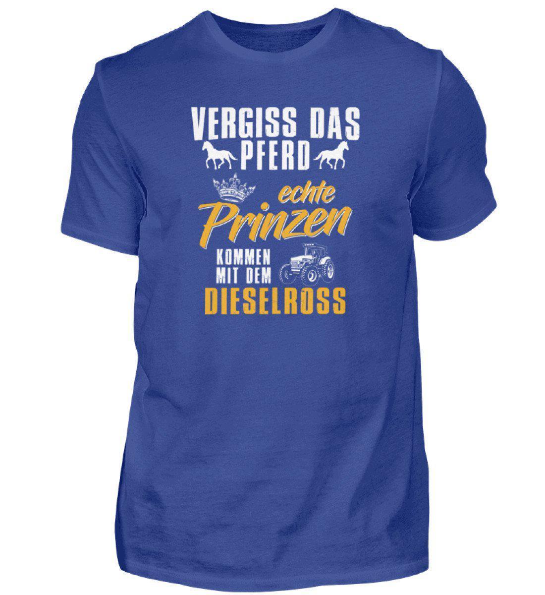 Prinzen Dieselross · Herren T-Shirt-Herren Basic T-Shirt-Royal Blue-S-Agrarstarz