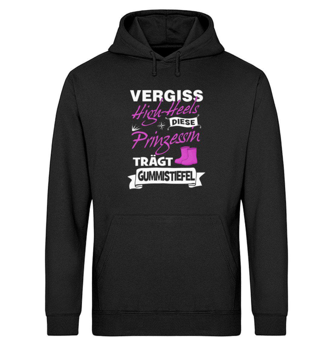 Prinzessin High-Heels Gummistiefel · Unisex Organic Hoodie-Drummer Hoodie ST/ST-Black-XS-Agrarstarz