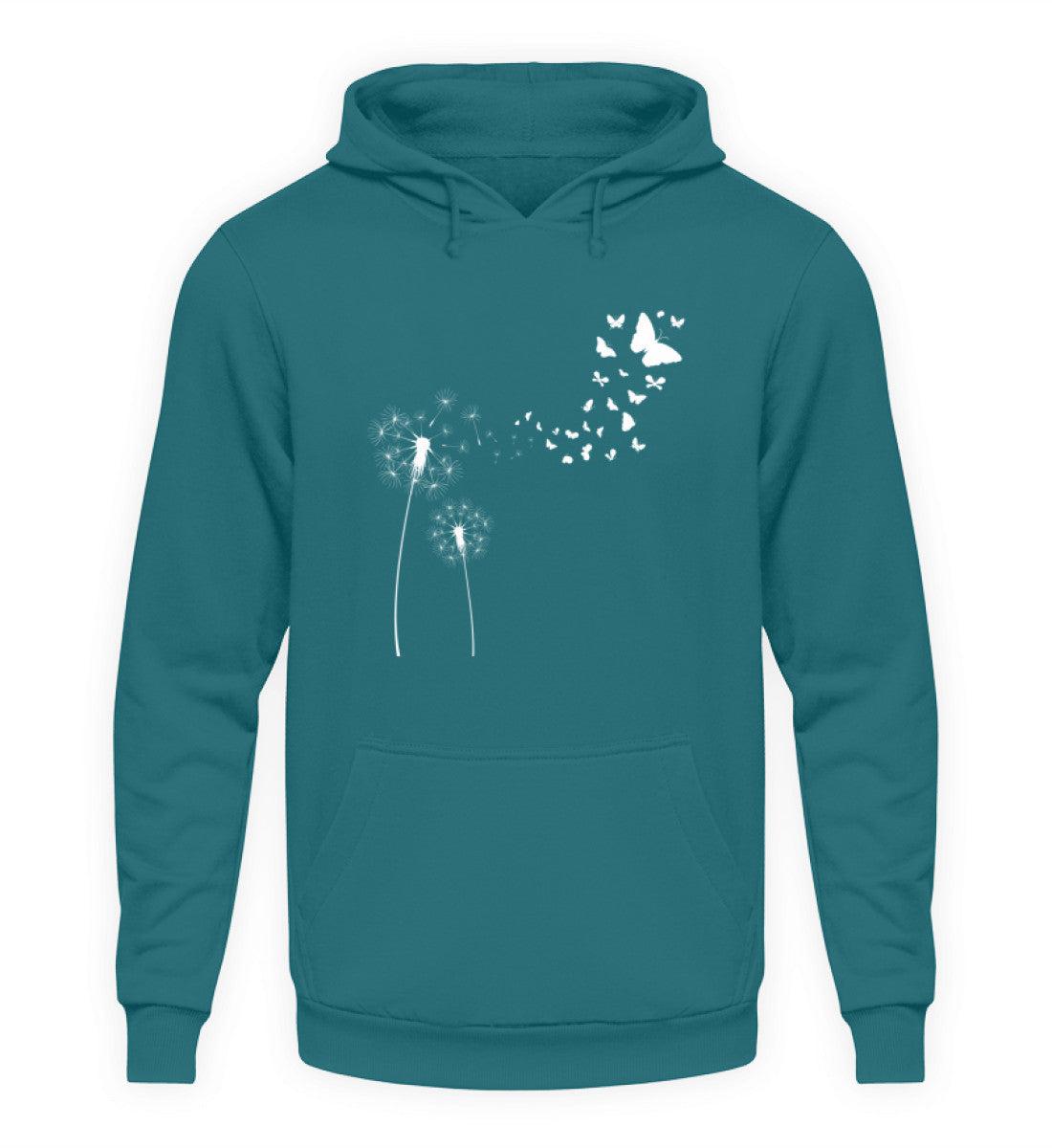 Pusteblume Schmetterlinge · Unisex Kapuzenpullover Hoodie-Unisex Hoodie-Airforce Blue-S-Agrarstarz