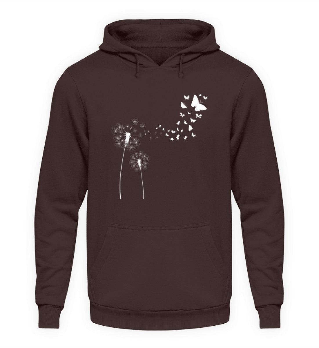 Pusteblume Schmetterlinge · Unisex Kapuzenpullover Hoodie-Unisex Hoodie-Hot Chocolate-S-Agrarstarz