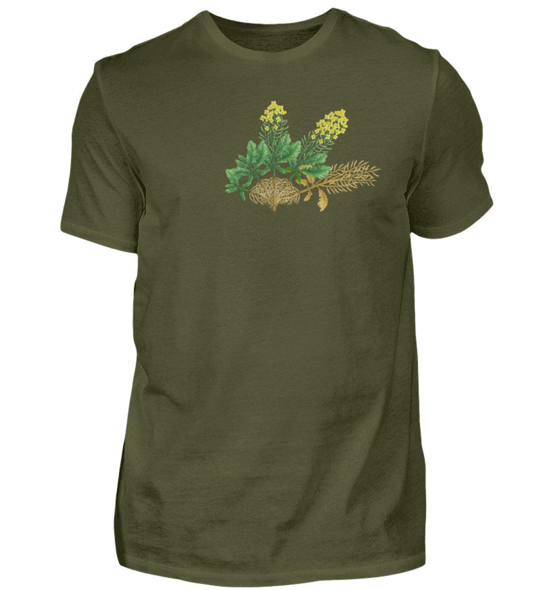 Raps Lebenszyklus · Herren T-Shirt-Herren Basic T-Shirt-Urban Khaki-S-Agrarstarz