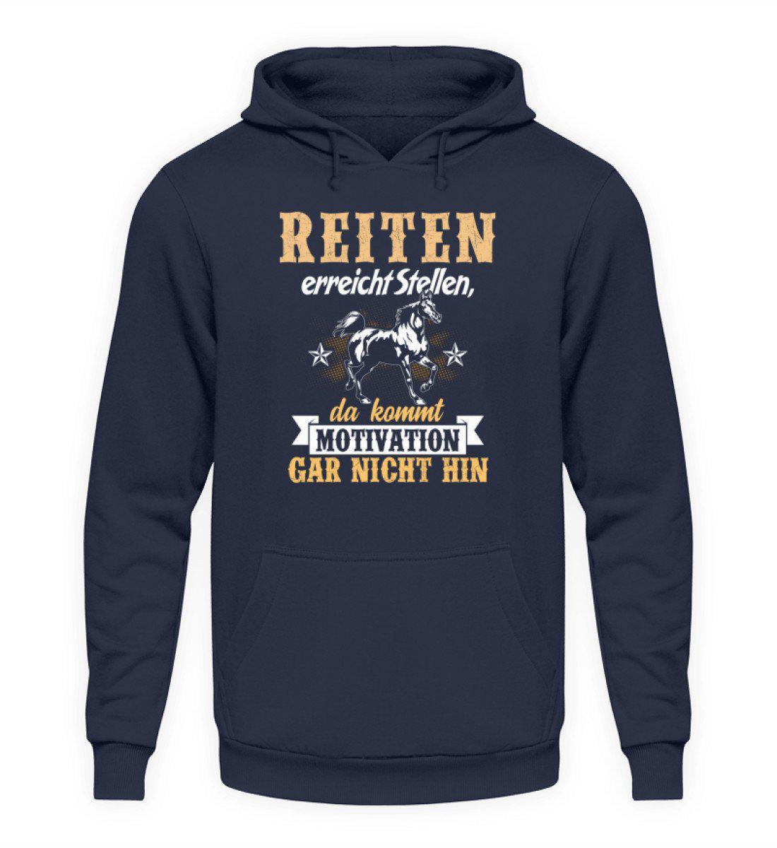 Reiten Motivation · Unisex Kapuzenpullover Hoodie-Unisex Hoodie-Oxford Navy-S-Agrarstarz