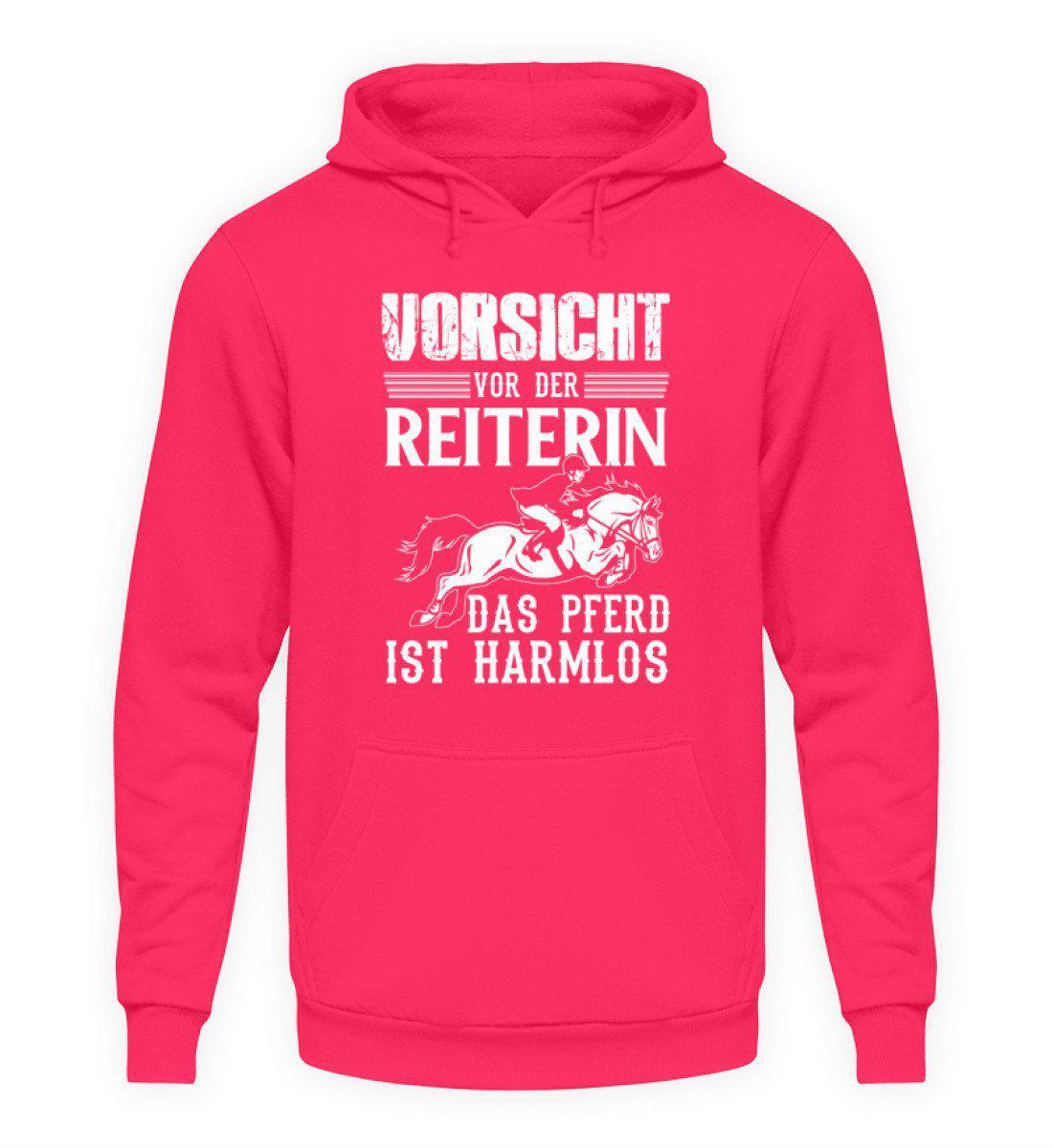 Reiterin Pferd harmlos · Unisex Kapuzenpullover Hoodie-Unisex Hoodie-Hot Pink-S-Agrarstarz