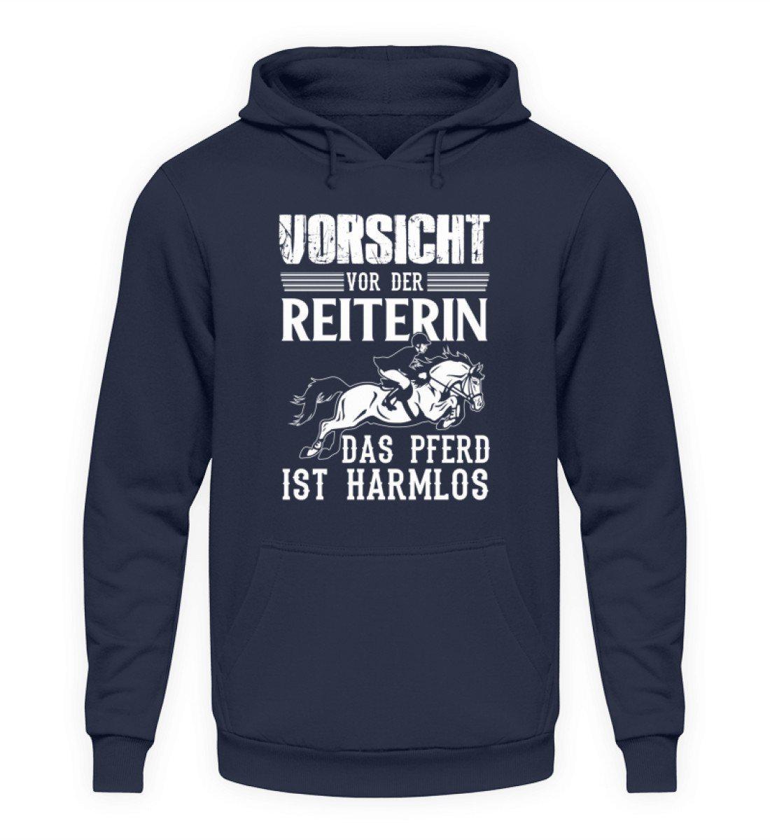 Reiterin Pferd harmlos · Unisex Kapuzenpullover Hoodie-Unisex Hoodie-Oxford Navy-S-Agrarstarz