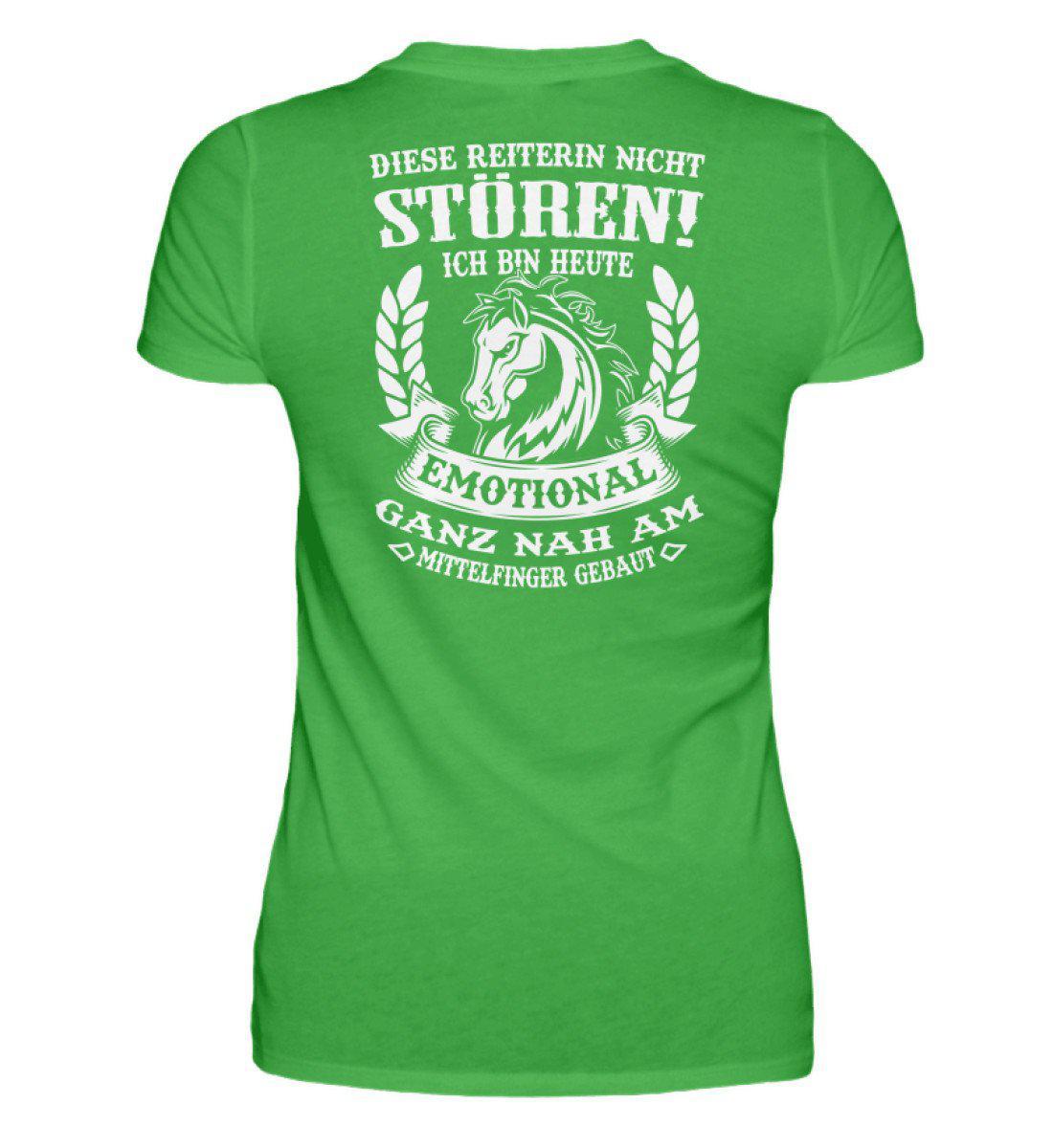 Reiterin nicht stören · Damen T-Shirt-Damen Basic T-Shirt-Green Apple-S-Agrarstarz