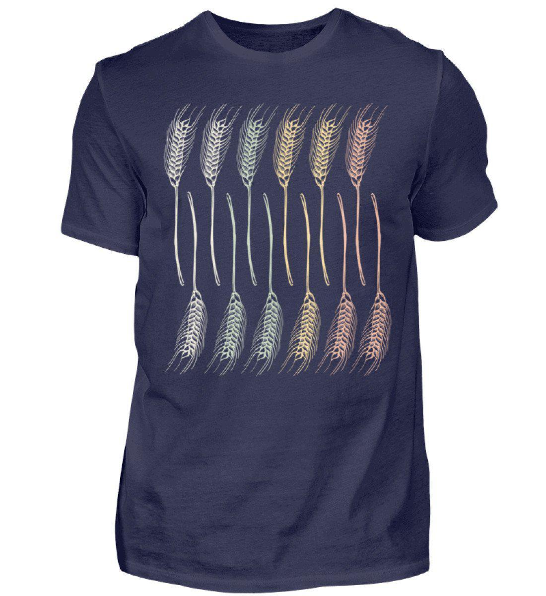 Retro Getreide Vertikum · Herren T-Shirt-Herren Basic T-Shirt-Navy-S-Agrarstarz