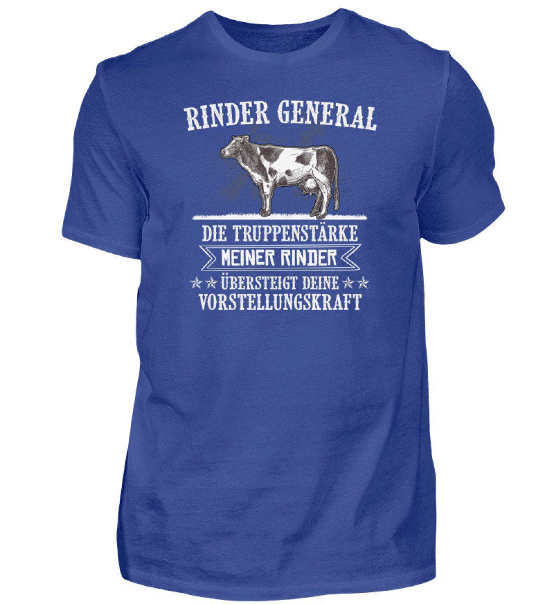 Rinder General · Herren T-Shirt-Herren Basic T-Shirt-Royal Blue-S-Agrarstarz
