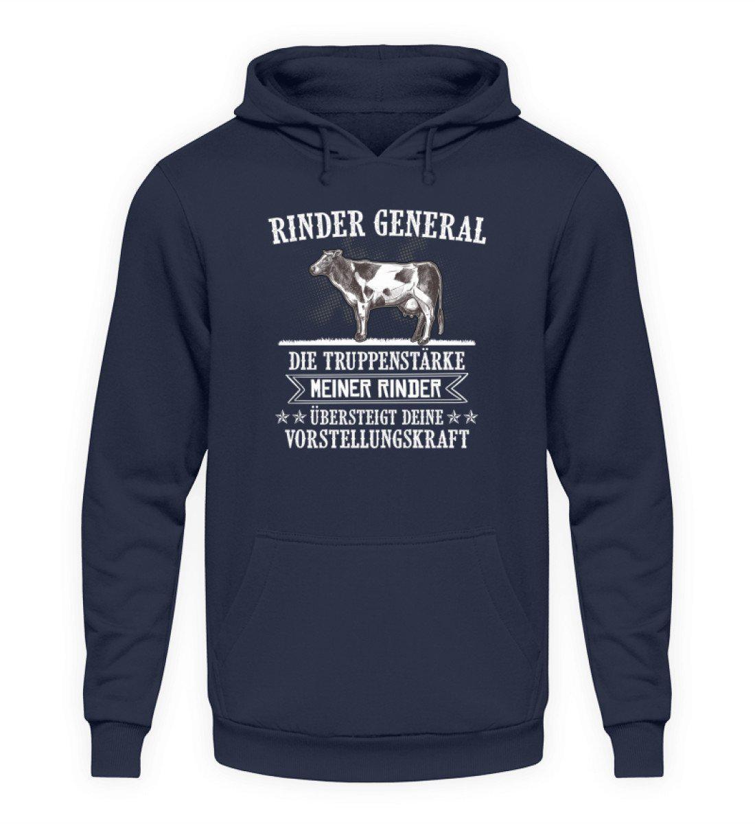 Rinder General · Unisex Kapuzenpullover Hoodie-Unisex Hoodie-Oxford Navy-L-Agrarstarz