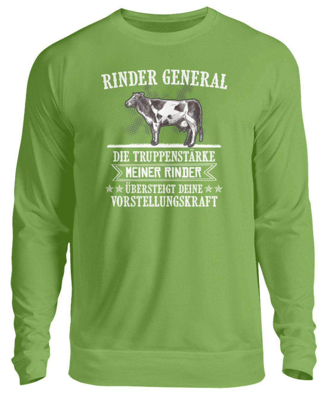 Rinder General · Unisex Sweatshirt Pullover-Unisex Sweatshirt-LimeGreen-S-Agrarstarz