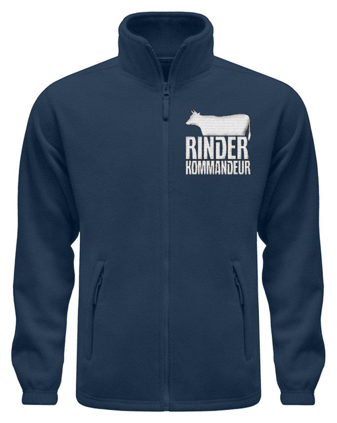 Rinder Kommandeur · Fleece Jacke mit Stick-Fleece Jacke mit Stick-Navy-S-Agrarstarz