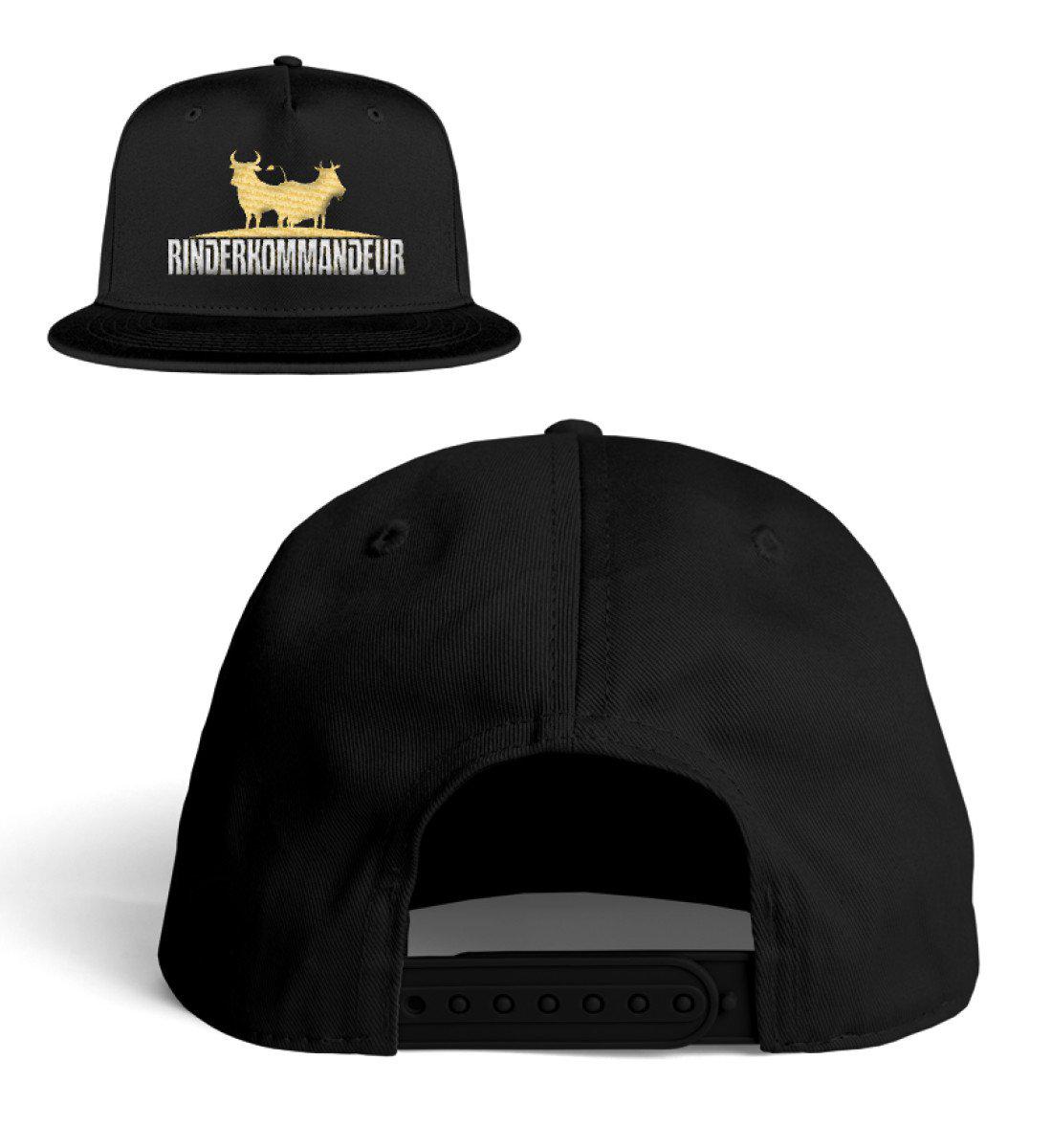 Rinderkommandeur · Bestickte Snapback Mütze-Snapback mit Stick-Black-Einheitsgröße-Agrarstarz