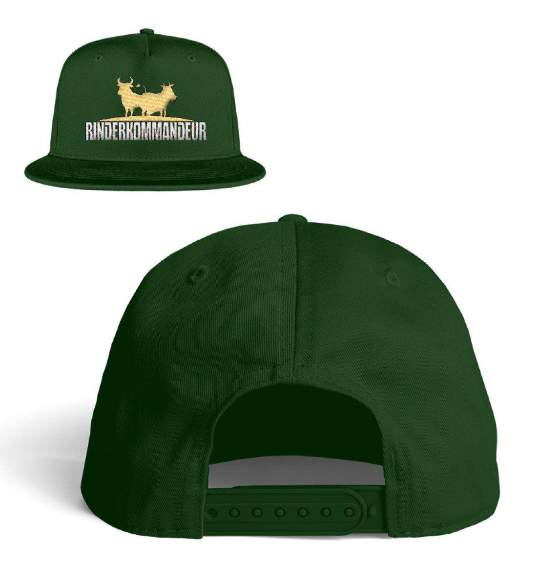 Rinderkommandeur · Bestickte Snapback Mütze-Snapback mit Stick-Dark Green-Einheitsgröße-Agrarstarz