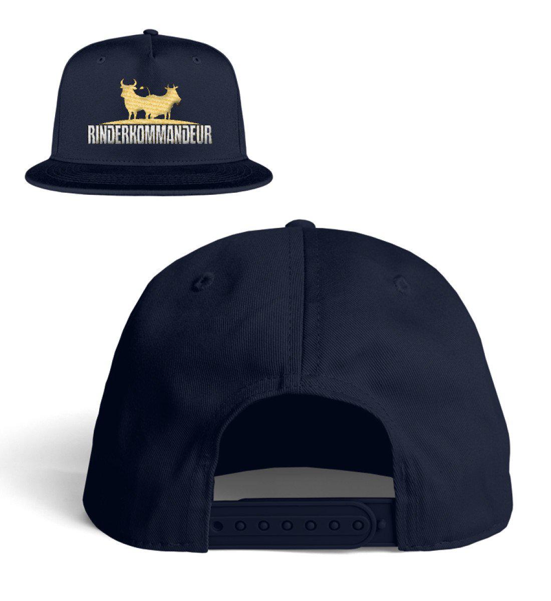 Rinderkommandeur · Bestickte Snapback Mütze-Snapback mit Stick-Oxford Navy-Einheitsgröße-Agrarstarz