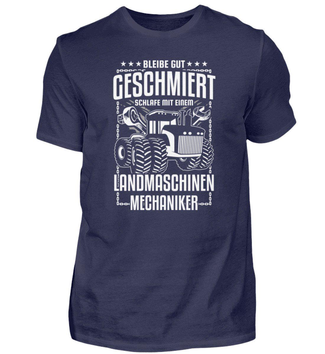 Schlafe mit Mechaniker · Herren T-Shirt-Herren Basic T-Shirt-Navy-S-Agrarstarz