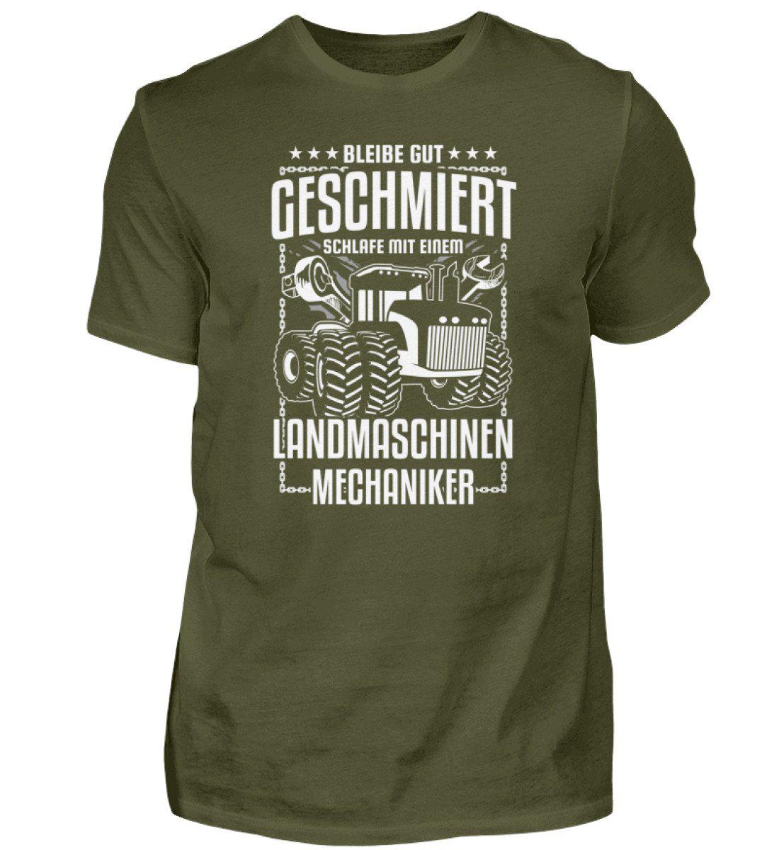 Schlafe mit Mechaniker · Herren T-Shirt-Herren Basic T-Shirt-Urban Khaki-S-Agrarstarz