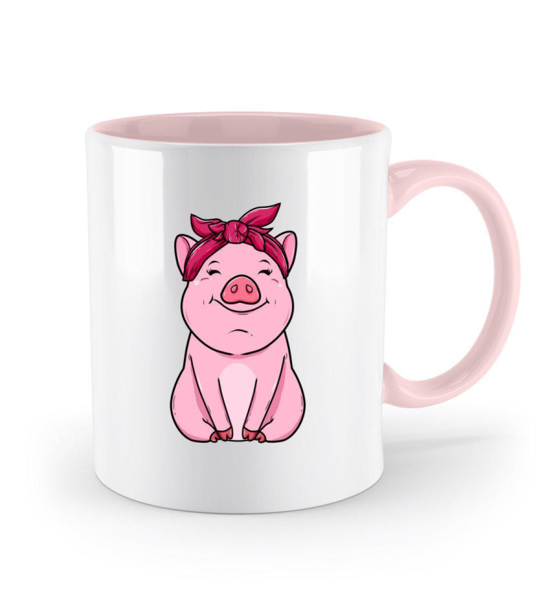 Schweinchen · Keramik Tasse zweifarbig-Keramik Tasse Zweifarbig-Agrarstarz