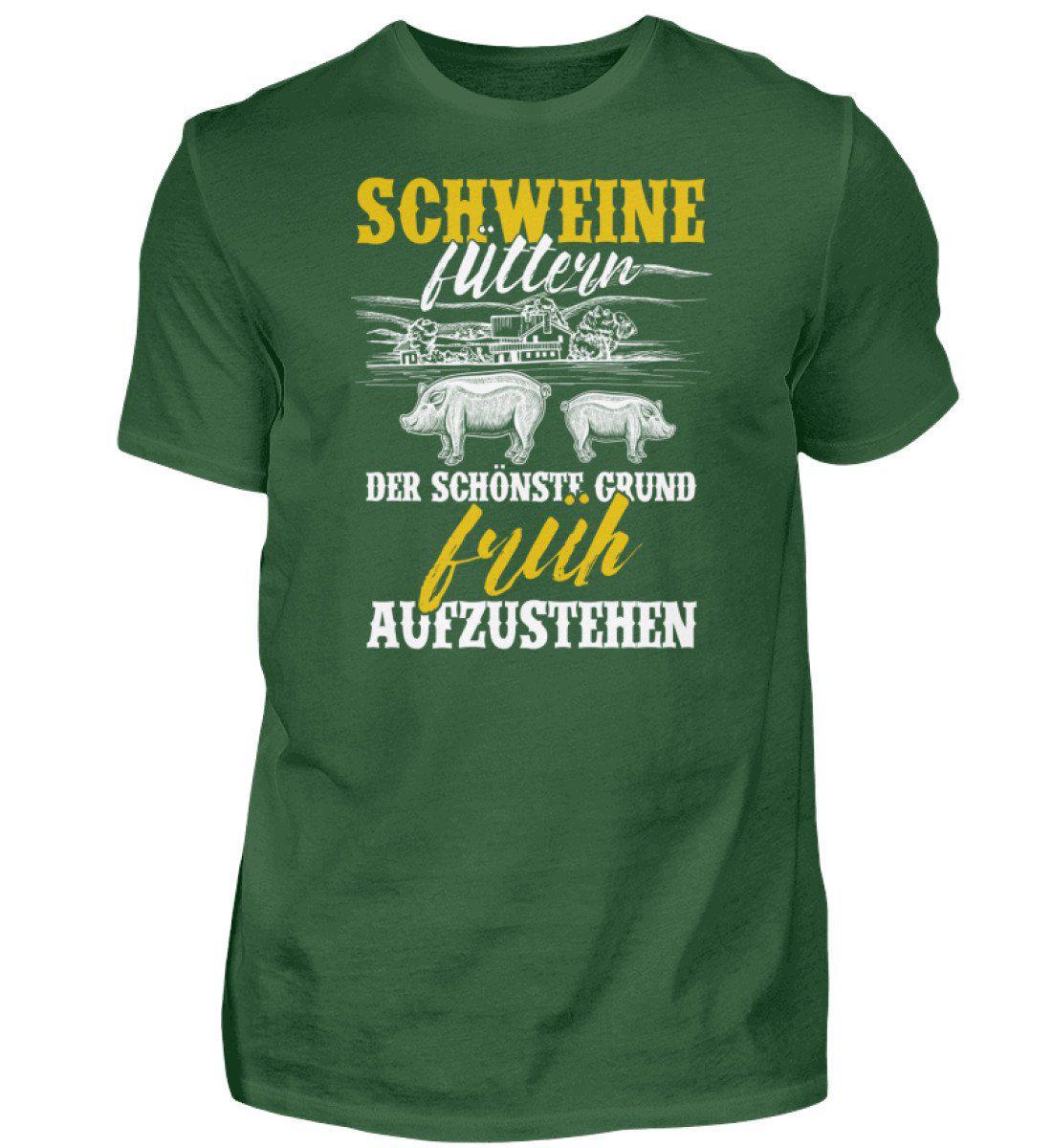 Schweine füttern · Herren T-Shirt-Herren Basic T-Shirt-Agrarstarz