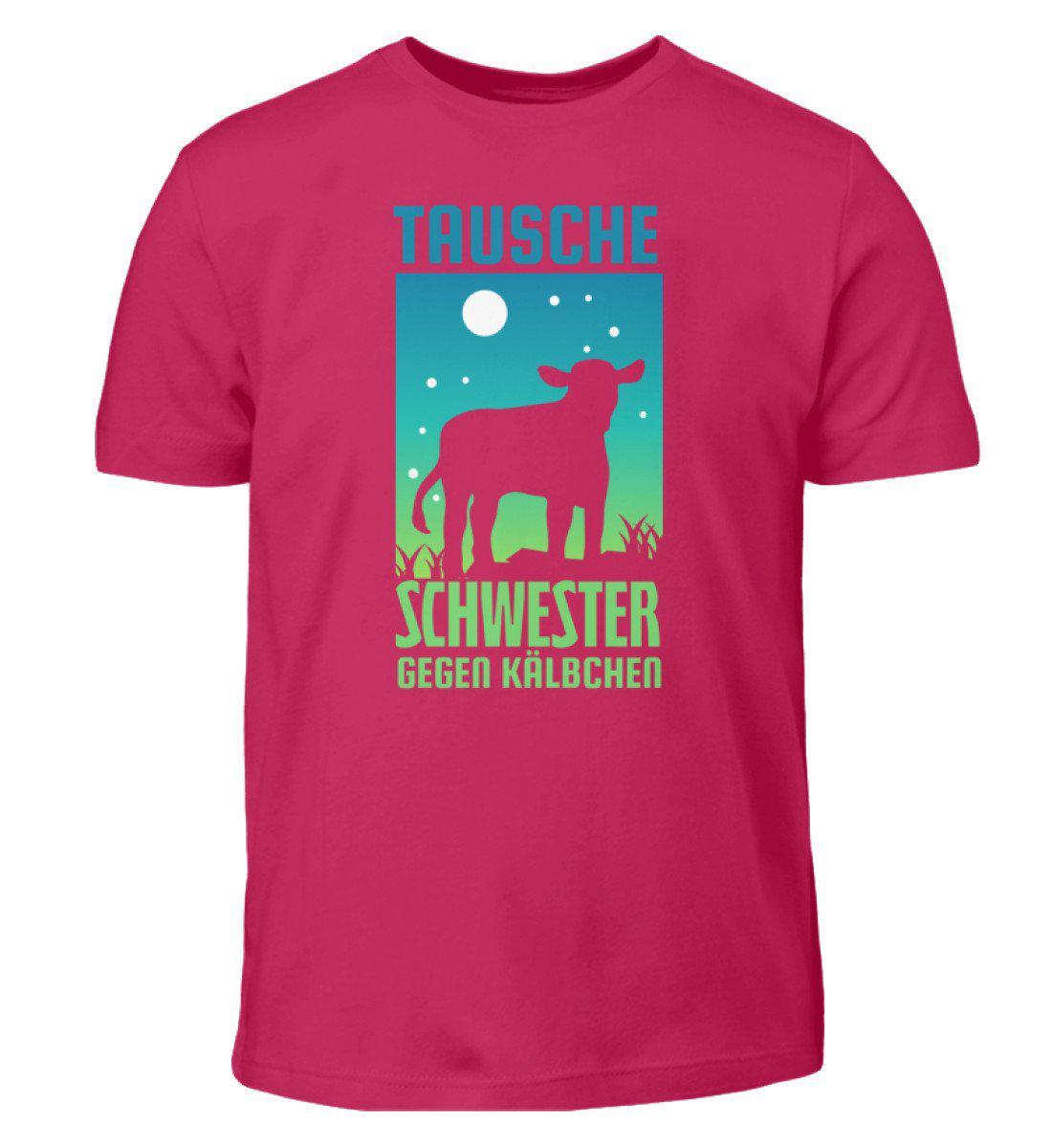 Schwester gegen Kälbchen · Kinder T-Shirt-Kinder T-Shirt-Sorbet-3/4 (98/104)-Agrarstarz