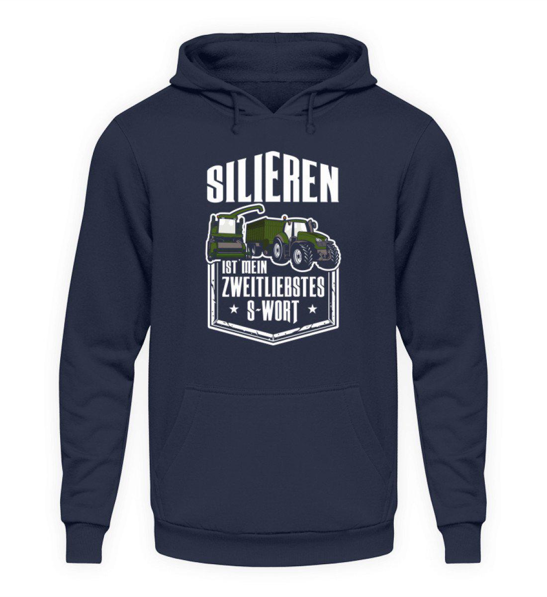 Silieren zweitliebstes S-Wort · Unisex Kapuzenpullover Hoodie-Unisex Hoodie-Oxford Navy-S-Agrarstarz