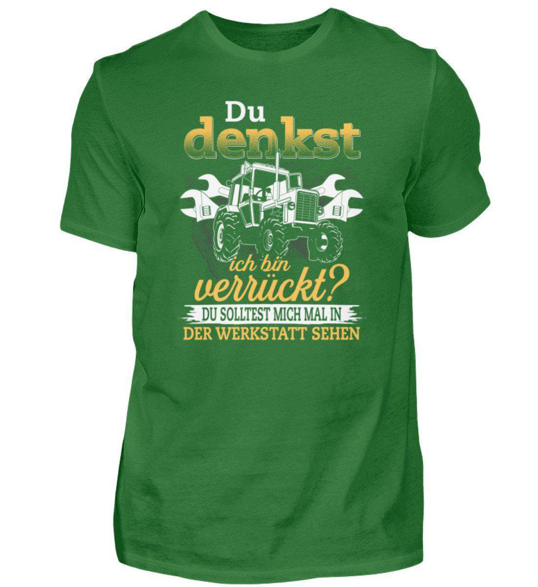 Solltest mich mal in der Werkstatt sehen · Herren T-Shirt-Herren Basic T-Shirt-Kelly Green-S-Agrarstarz