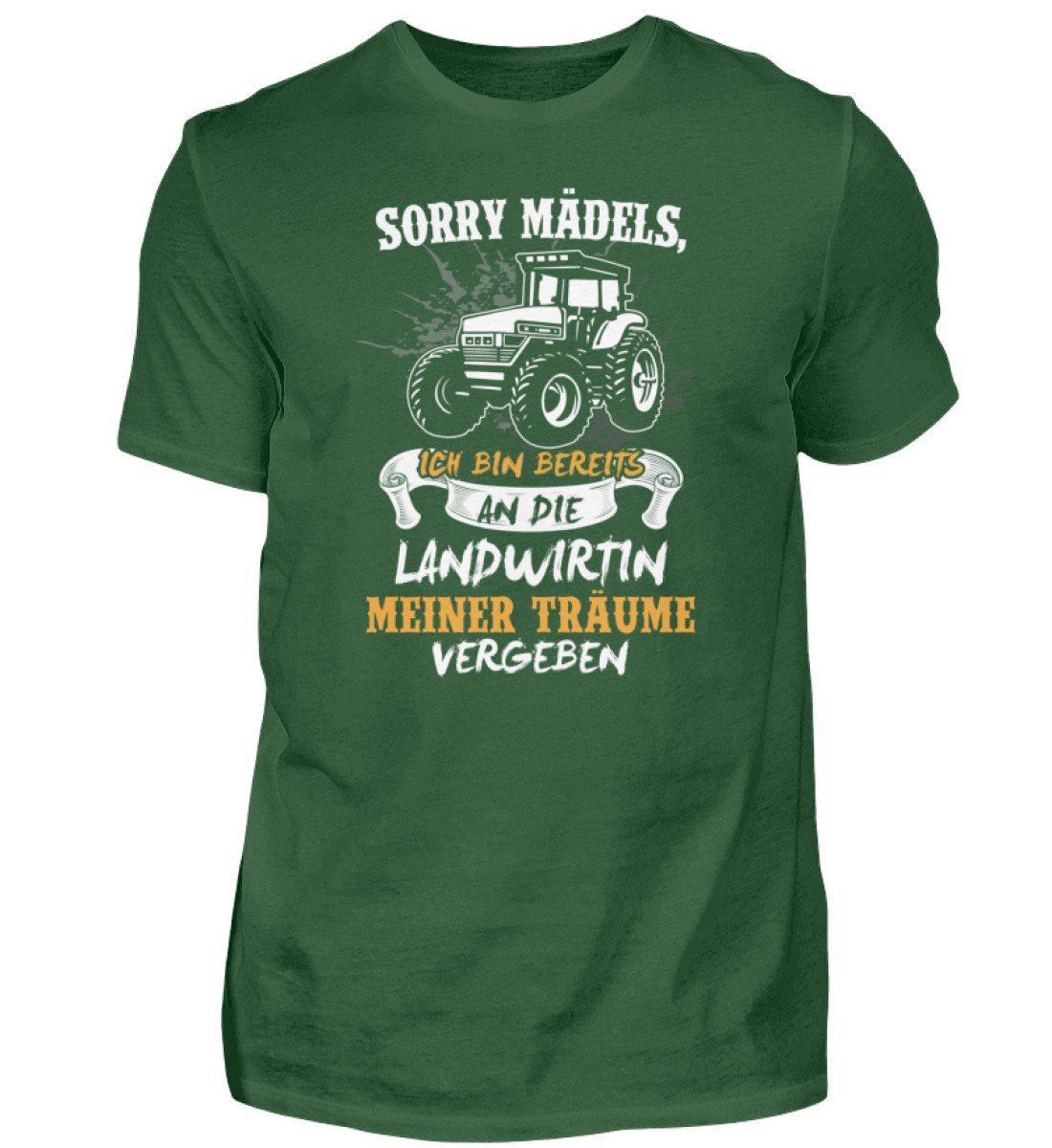 Sorry Mädels vergeben · Herren T-Shirt-Herren Basic T-Shirt-Bottle Green-S-Agrarstarz