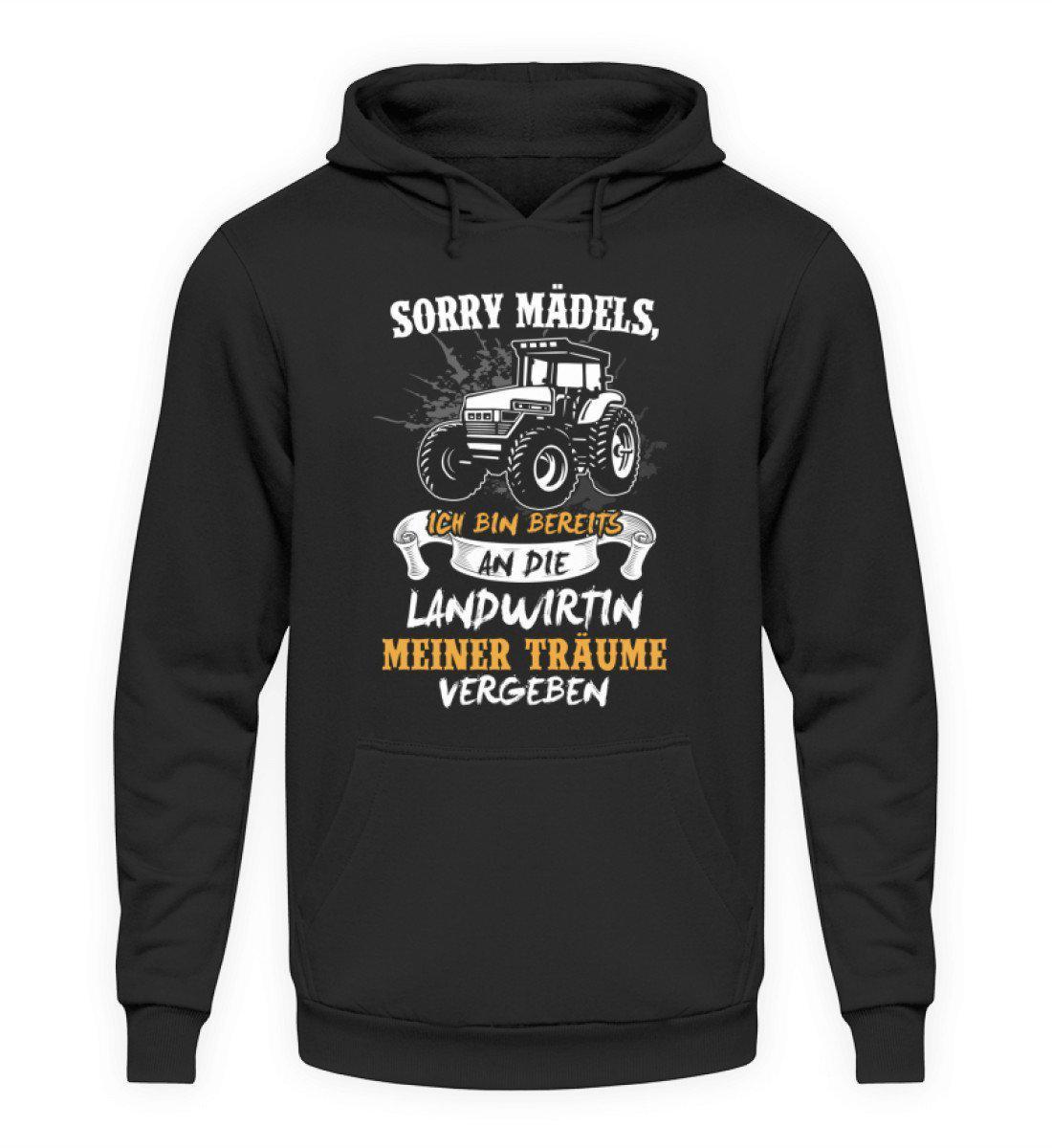 Sorry Mädels vergeben · Unisex Kapuzenpullover Hoodie-Unisex Hoodie-Jet Black-L-Agrarstarz