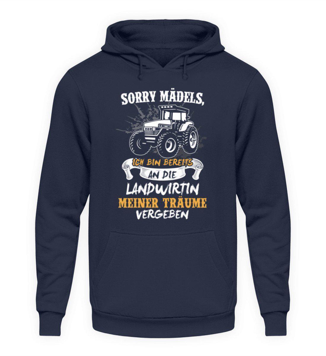 Sorry Mädels vergeben · Unisex Kapuzenpullover Hoodie-Unisex Hoodie-Oxford Navy-L-Agrarstarz