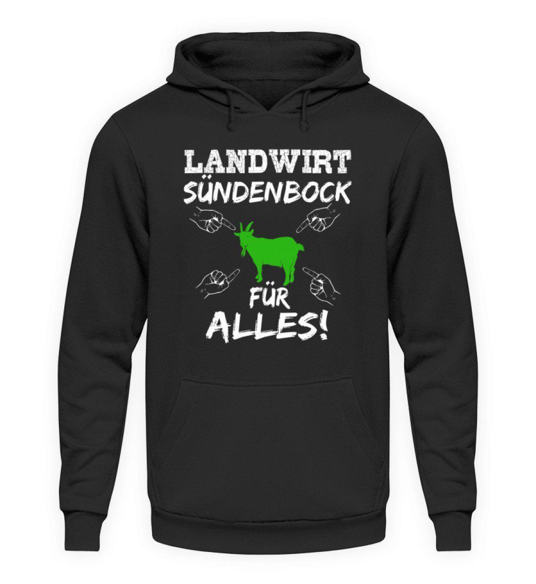 Sündenbock · Unisex Kapuzenpullover Hoodie-Unisex Hoodie-Jet Black-L-Agrarstarz