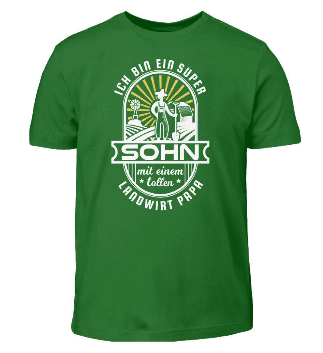 Super Sohn · Kinder T-Shirt-Kinder T-Shirt-Kelly Green-3/4 (98/104)-Agrarstarz