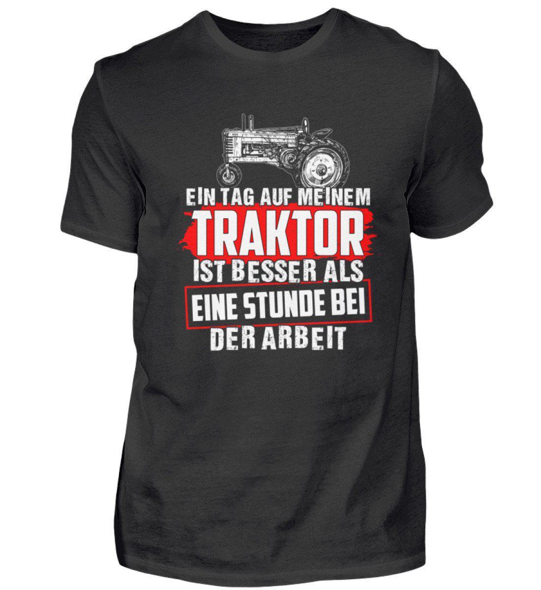 Tag auf Traktor · Herren T-Shirt-Herren Basic T-Shirt-Black-S-Agrarstarz