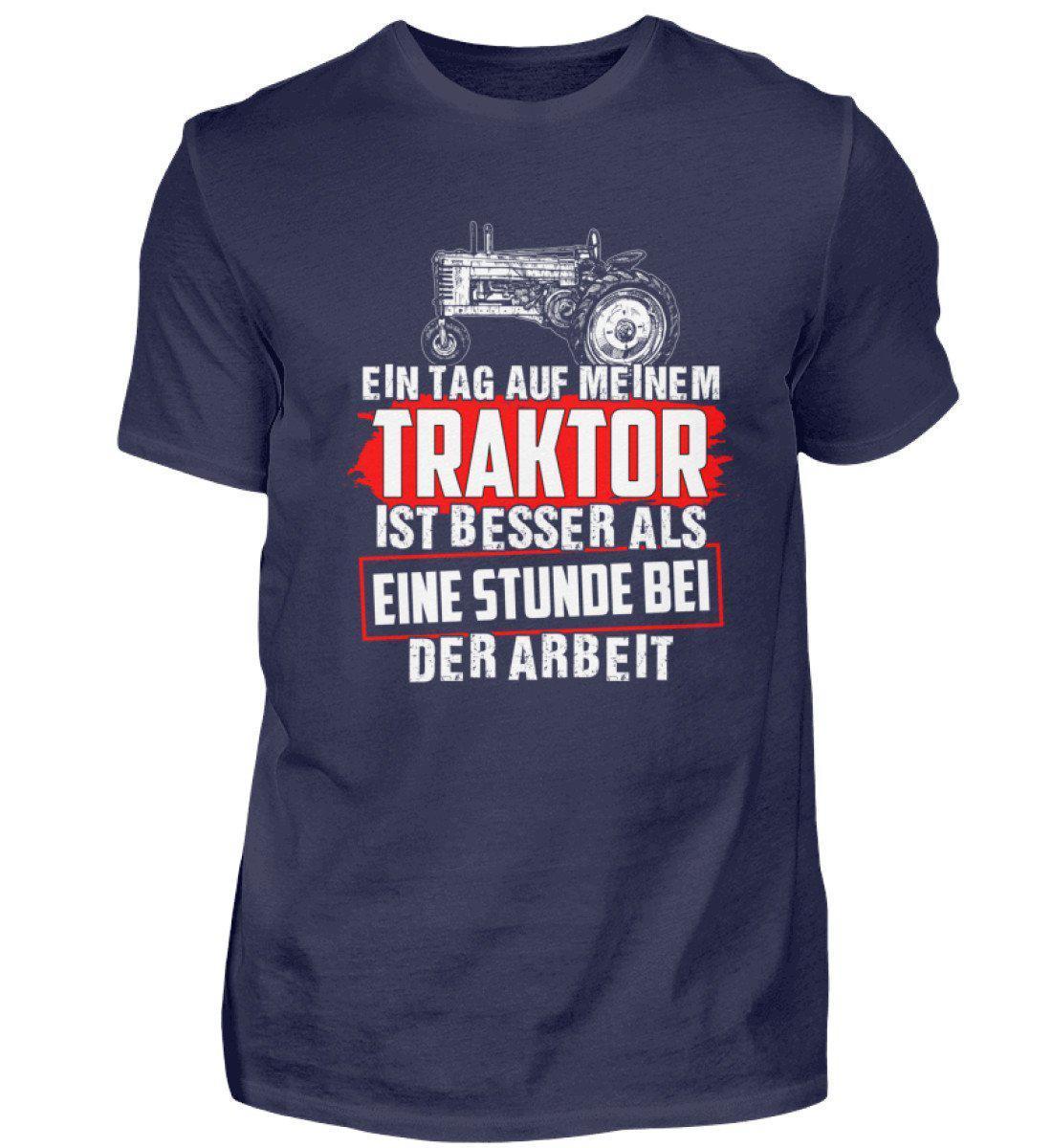 Tag auf Traktor · Herren T-Shirt-Herren Basic T-Shirt-Navy-S-Agrarstarz
