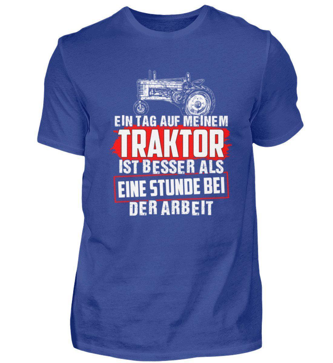 Tag auf Traktor · Herren T-Shirt-Herren Basic T-Shirt-Royal Blue-S-Agrarstarz