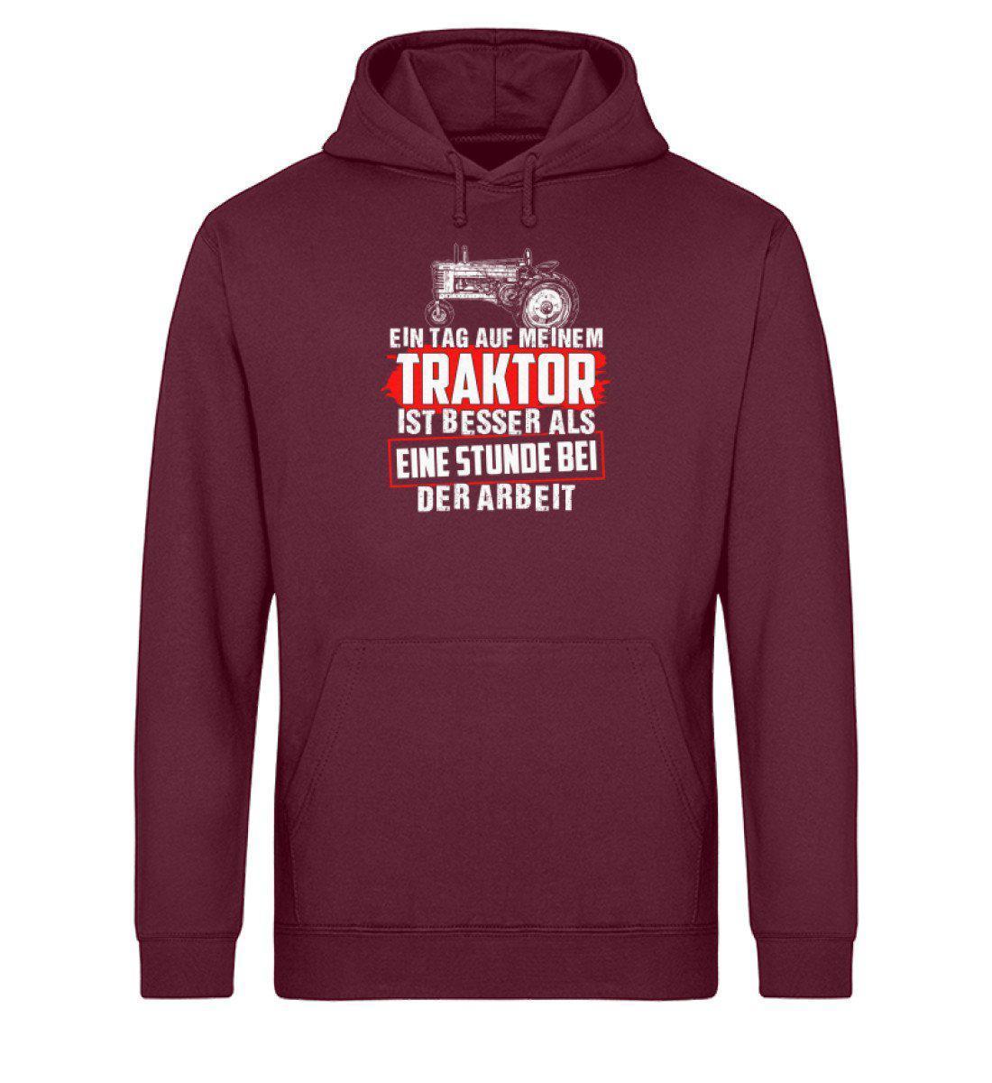 Tag auf Traktor · Unisex Organic Hoodie-Drummer Hoodie ST/ST-Burgundy-XS-Agrarstarz
