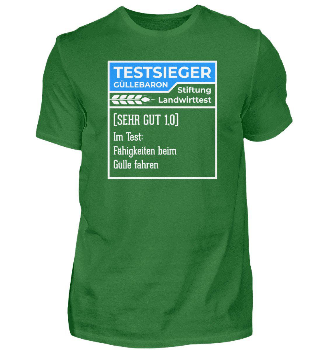 Testsieger Güllebaron blau · Herren T-Shirt-Herren Basic T-Shirt-Kelly Green-S-Agrarstarz