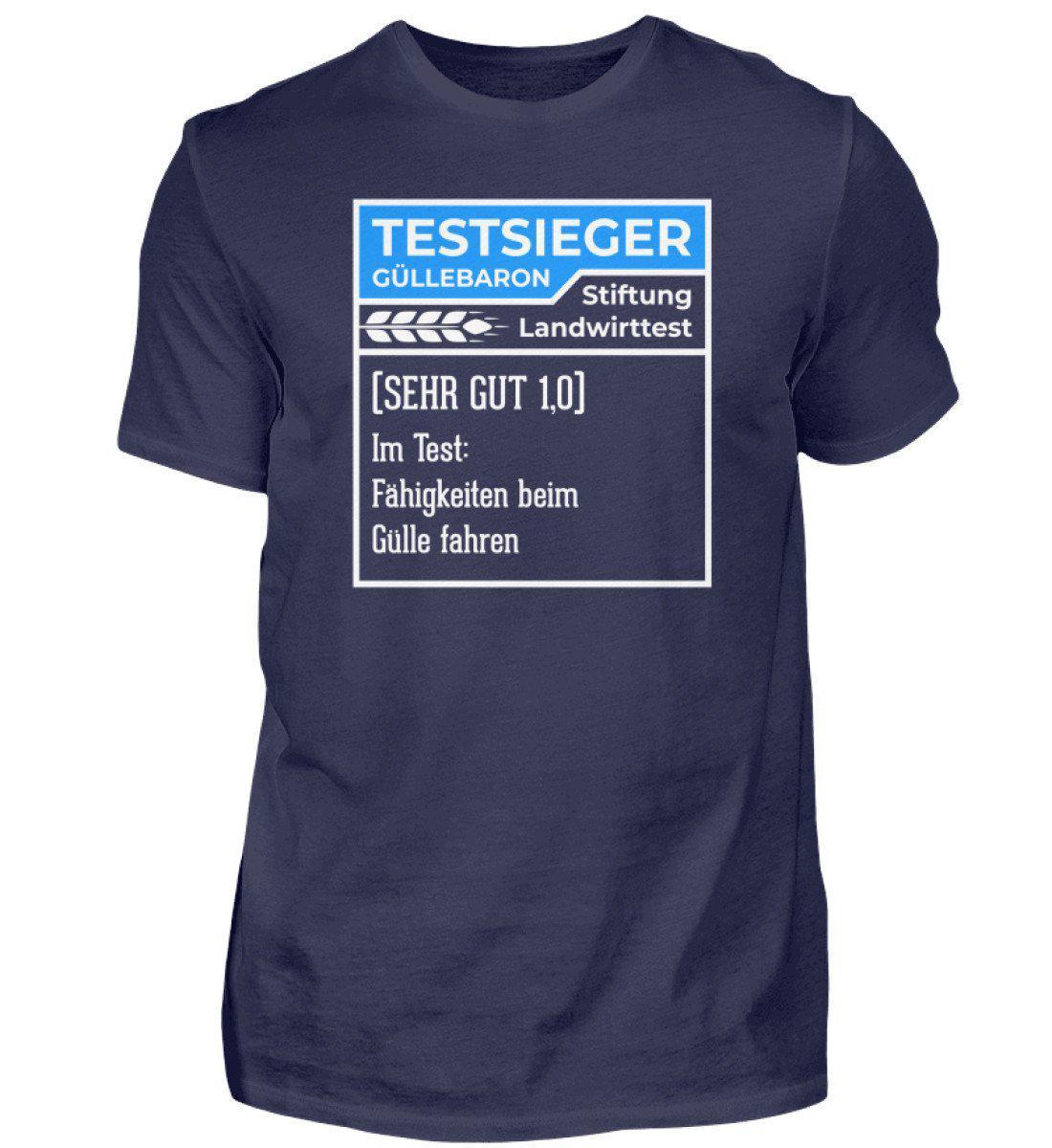 Testsieger Güllebaron blau · Herren T-Shirt-Herren Basic T-Shirt-Navy-S-Agrarstarz