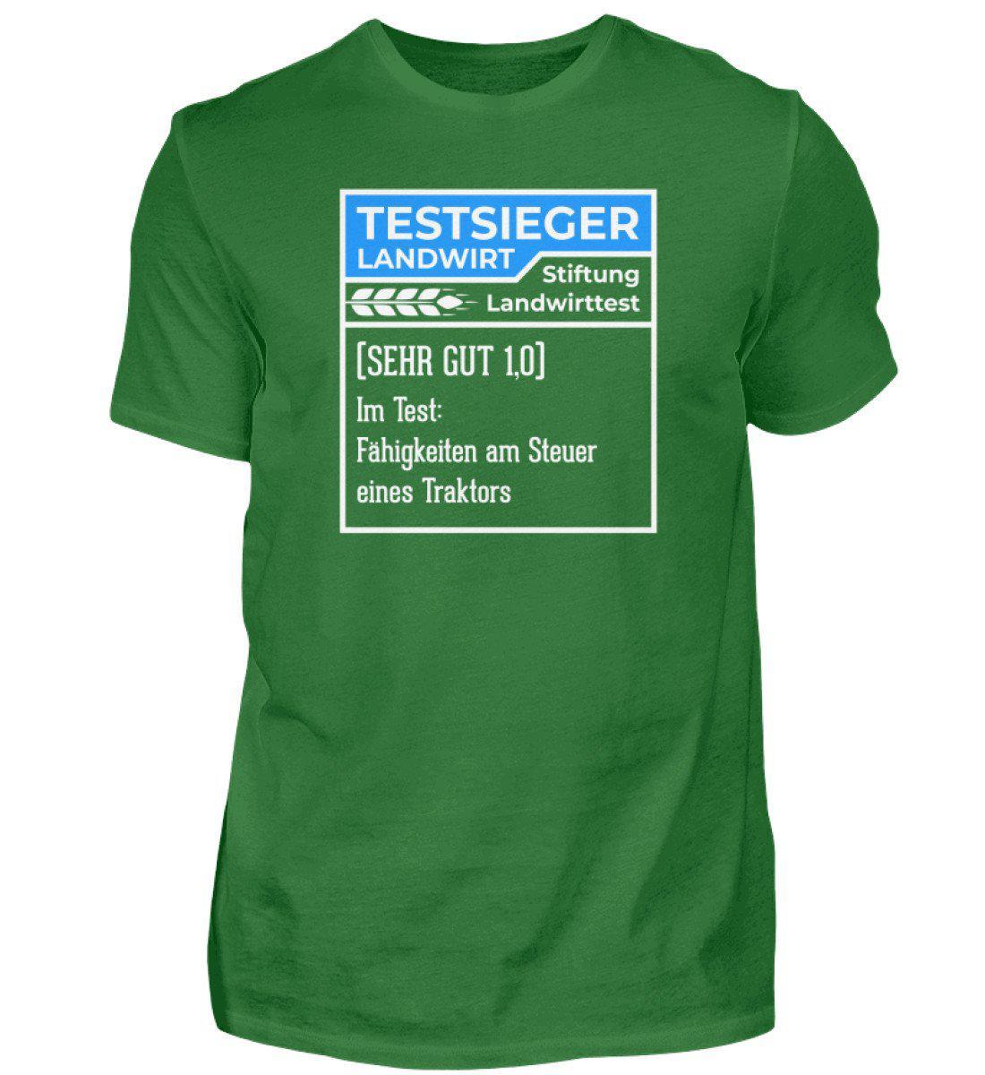 Testsieger Landwirt blau · Herren T-Shirt-Herren Basic T-Shirt-Kelly Green-S-Agrarstarz