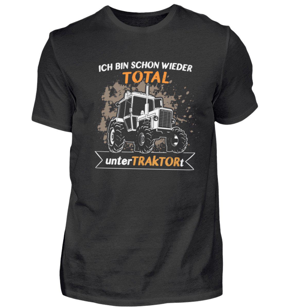 Total unterTraktort · Herren T-Shirt-Herren Basic T-Shirt-Black-S-Agrarstarz