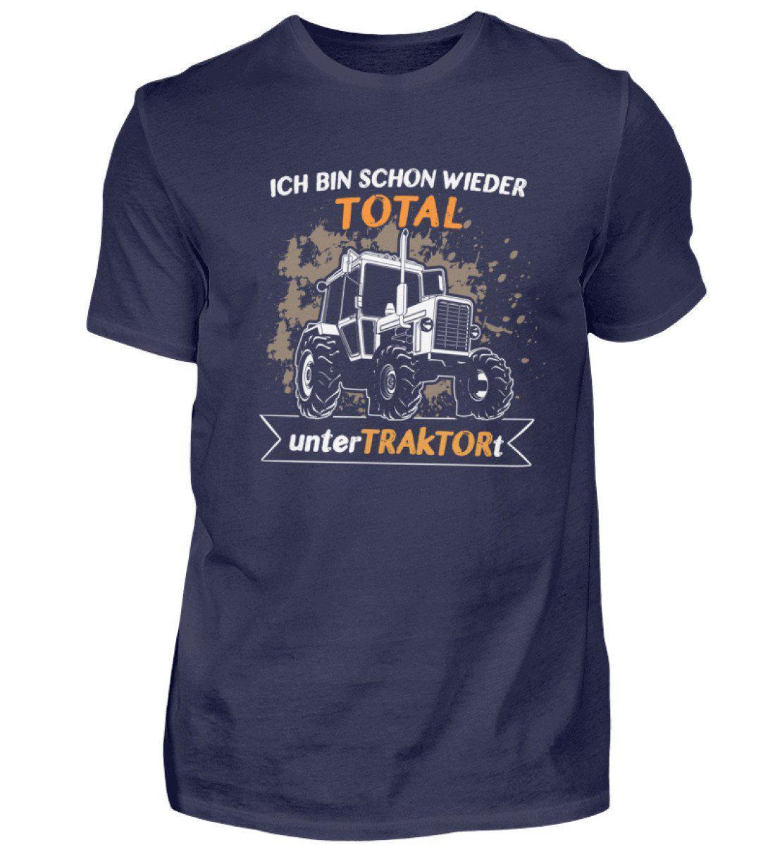 Total unterTraktort · Herren T-Shirt-Herren Basic T-Shirt-Navy-S-Agrarstarz