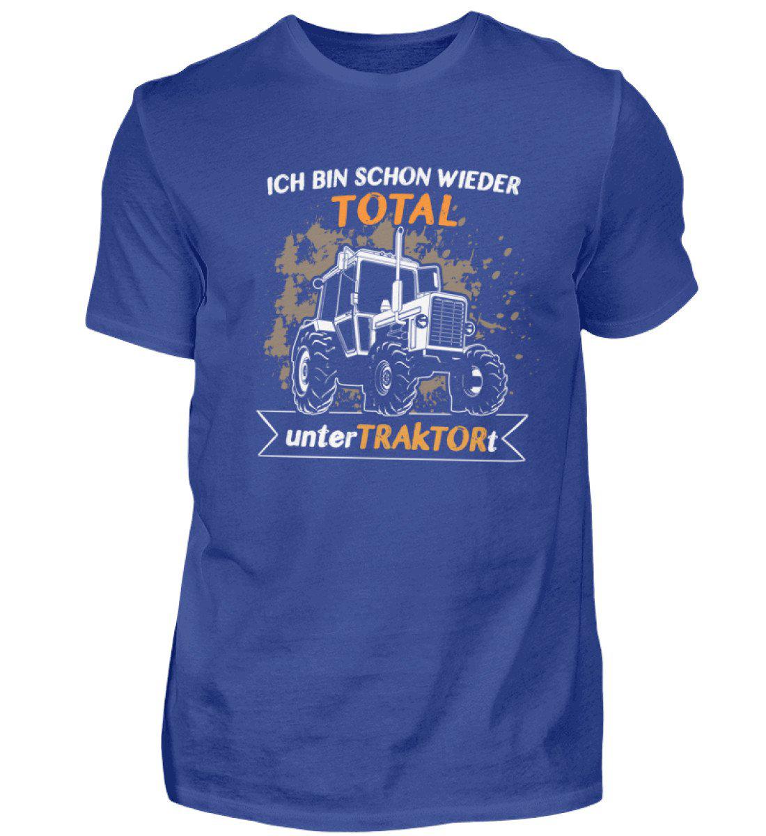 Total unterTraktort · Herren T-Shirt-Herren Basic T-Shirt-Royal Blue-S-Agrarstarz