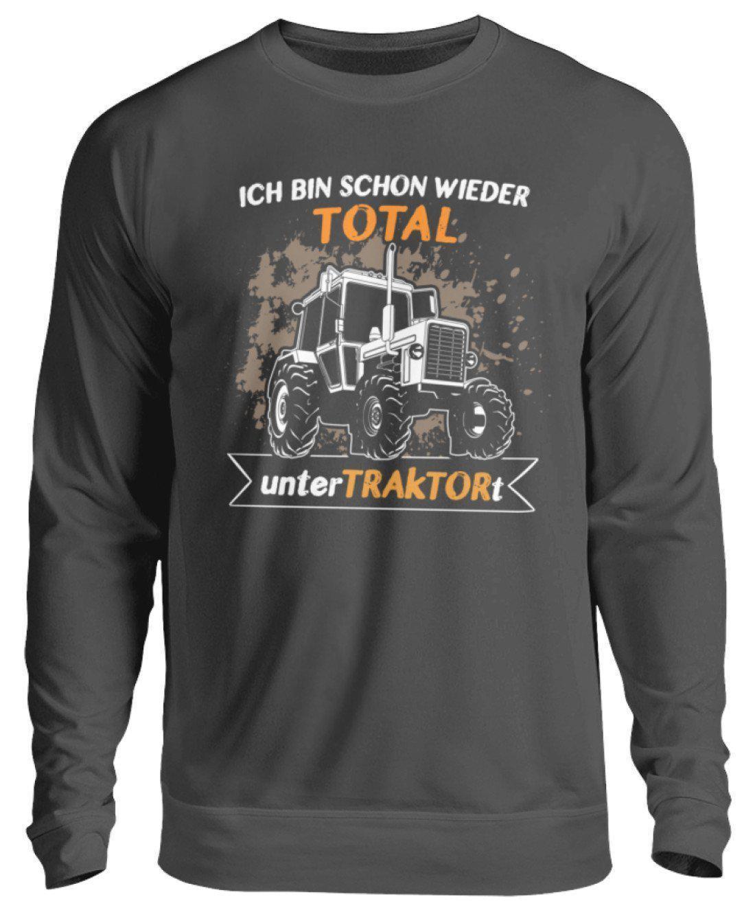 Total unterTraktort · Unisex Sweatshirt Pullover-Unisex Sweatshirt-Storm Grey (Solid)-S-Agrarstarz