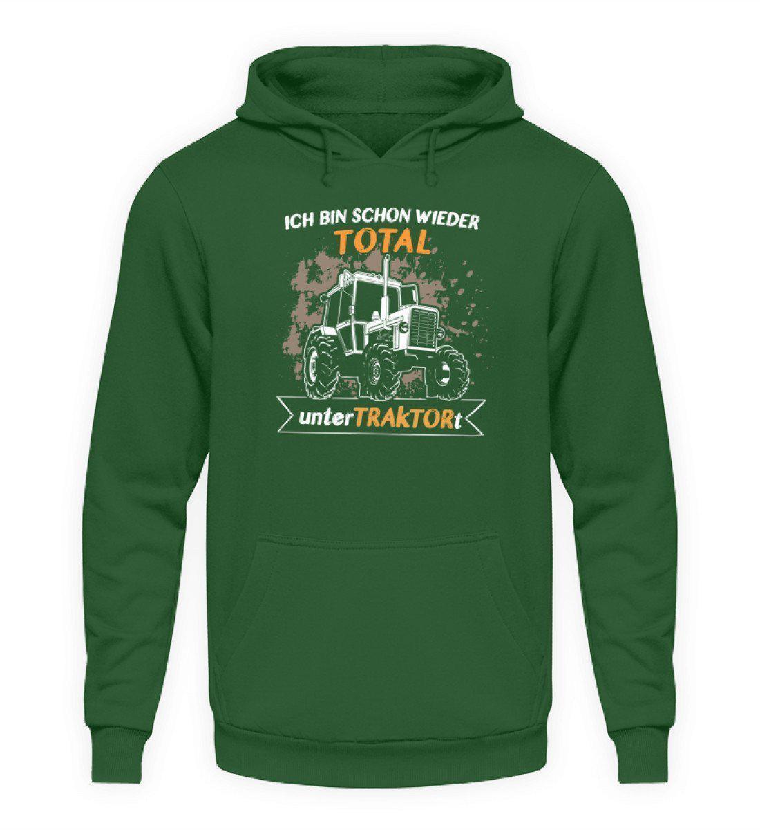 Total untertraktort · Unisex Kapuzenpullover Hoodie-Unisex Hoodie-Bottle Green-L-Agrarstarz