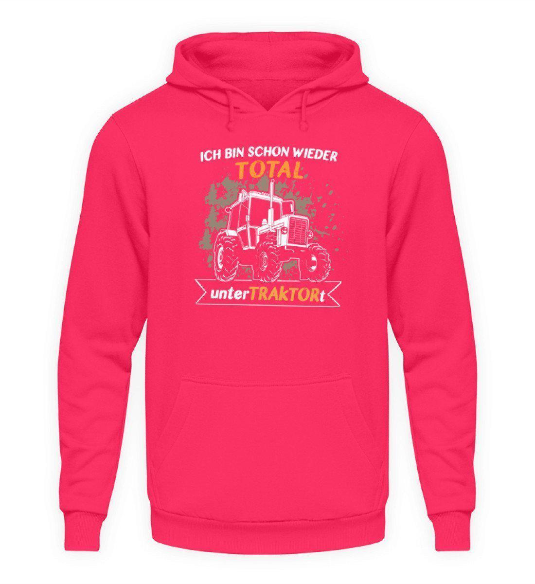 Total untertraktort · Unisex Kapuzenpullover Hoodie-Unisex Hoodie-Hot Pink-L-Agrarstarz