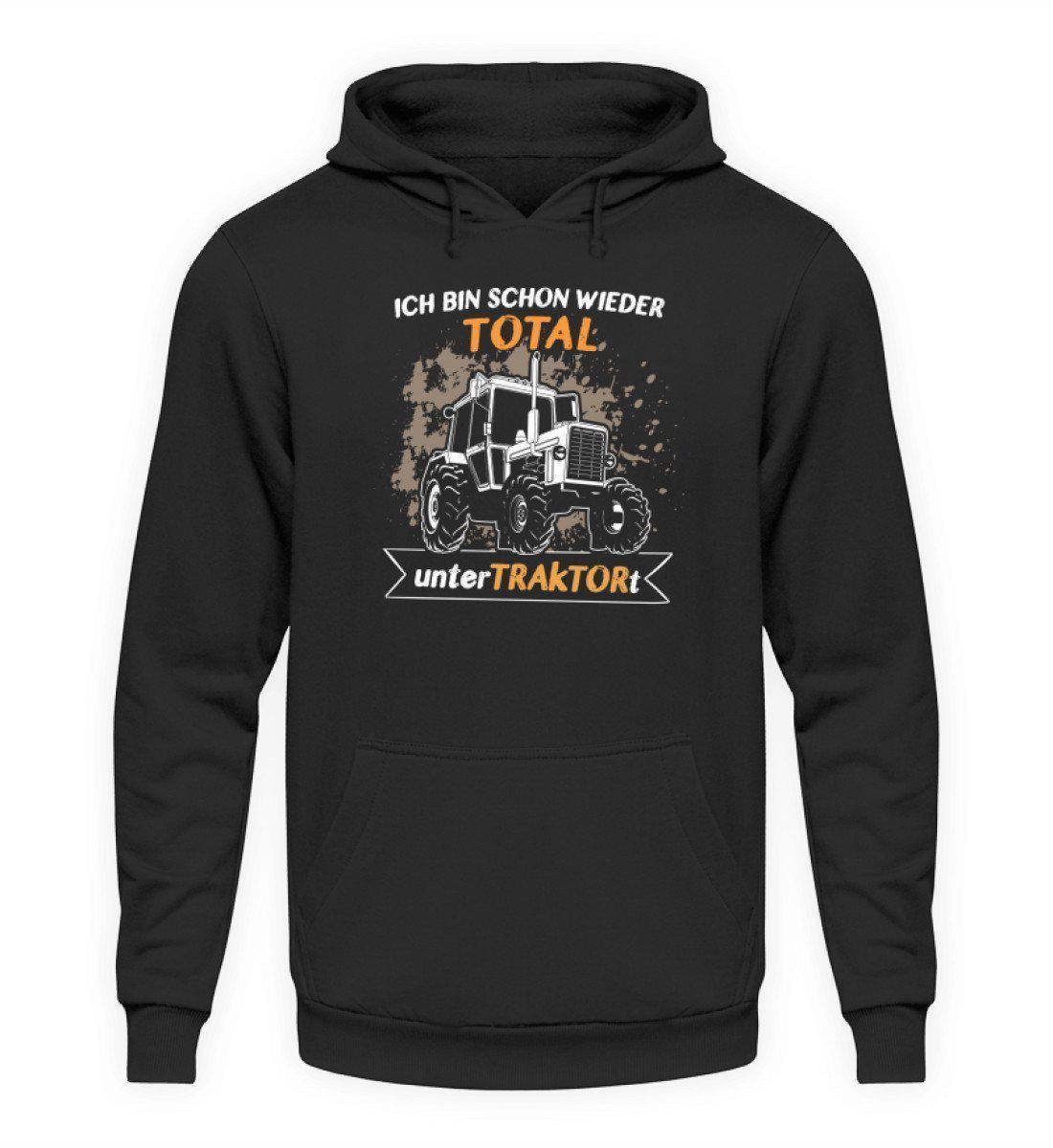 Total untertraktort · Unisex Kapuzenpullover Hoodie-Unisex Hoodie-Jet Black-L-Agrarstarz