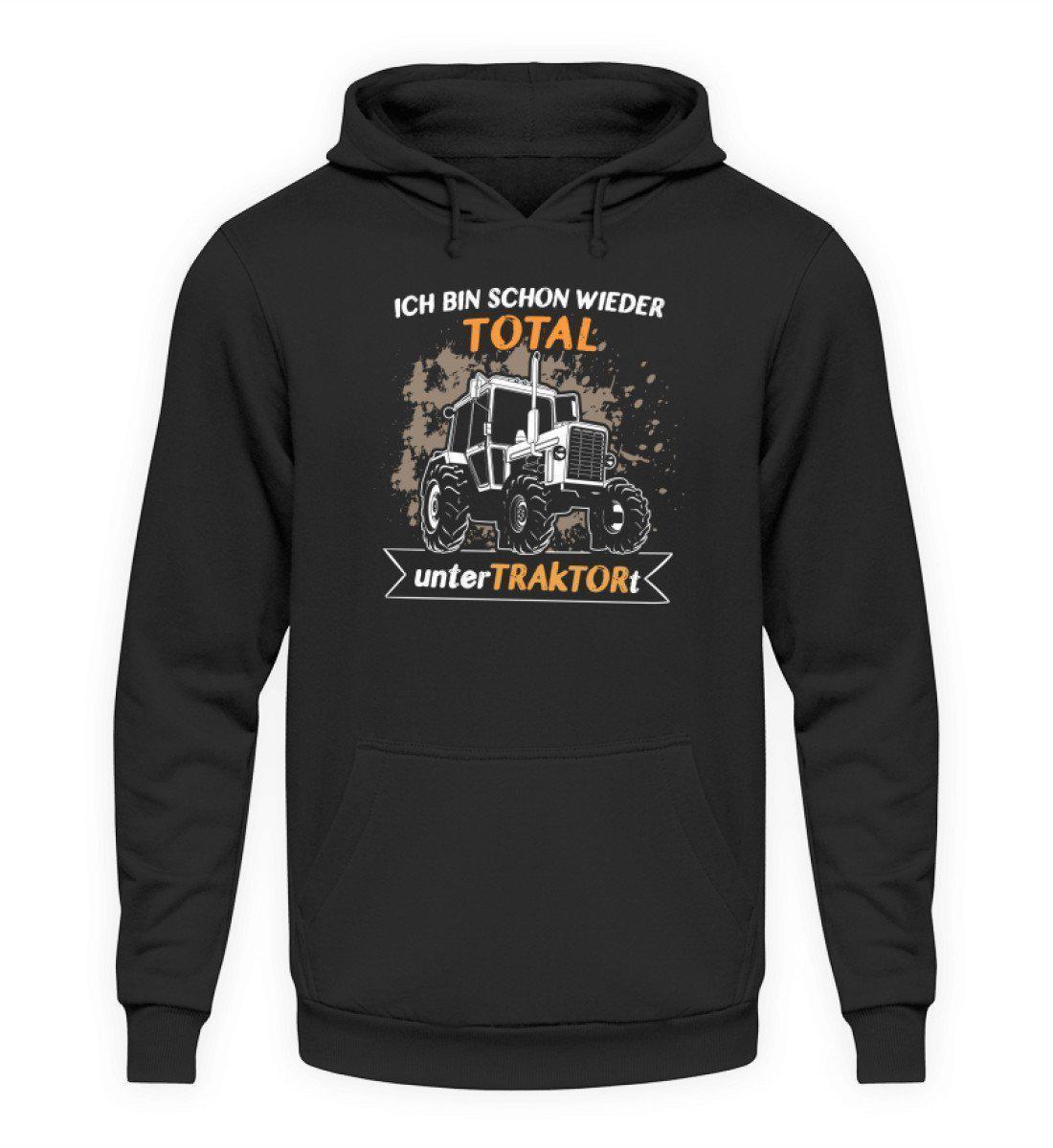 Total untertraktort · Unisex Kapuzenpullover Hoodie-Unisex Hoodie-Jet Black-L-Agrarstarz