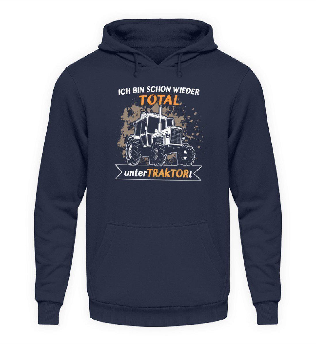 Total untertraktort · Unisex Kapuzenpullover Hoodie-Unisex Hoodie-Oxford Navy-L-Agrarstarz