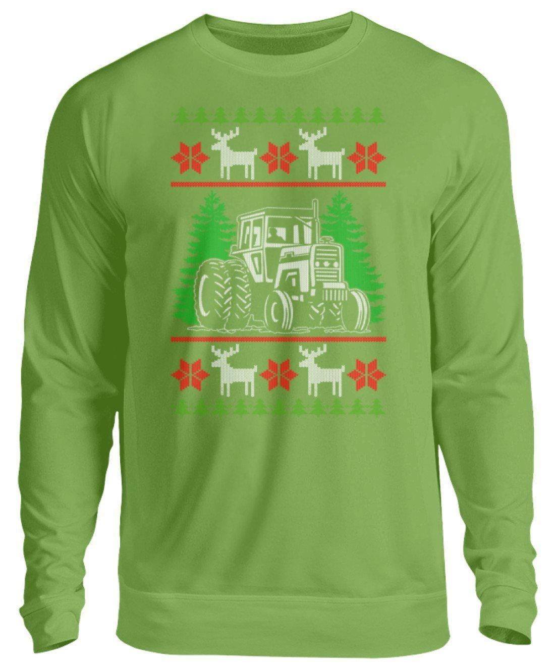 Traktor 3 Ugly Christmas · Unisex Sweatshirt Pullover-Unisex Sweatshirt-LimeGreen-S-Agrarstarz