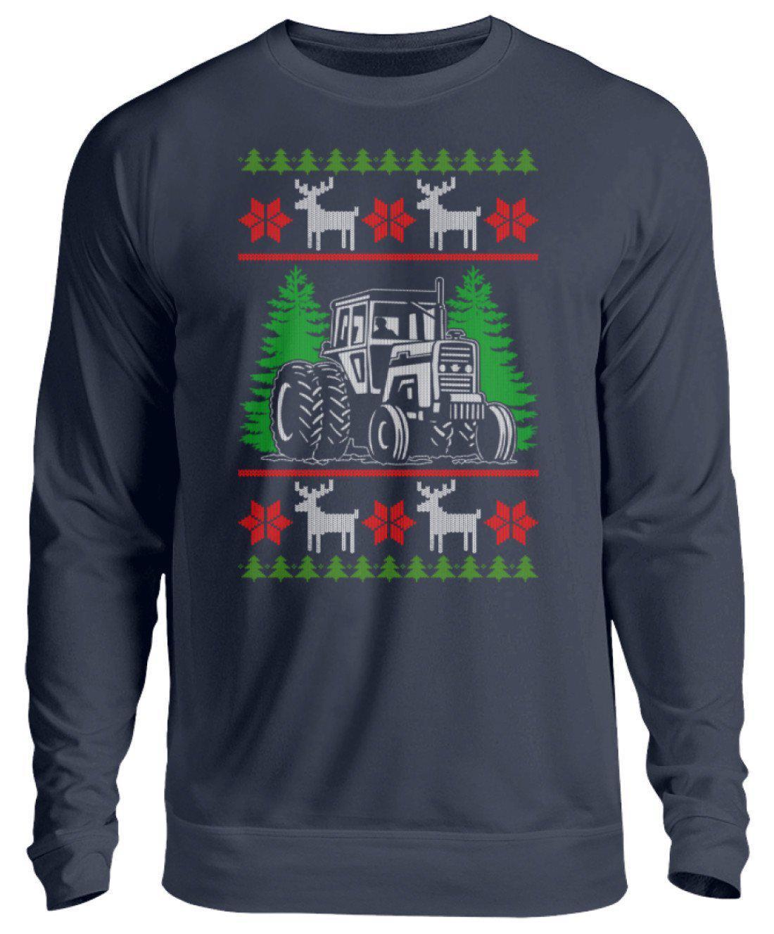 Traktor 3 Ugly Christmas · Unisex Sweatshirt Pullover-Unisex Sweatshirt-Oxford Navy-S-Agrarstarz