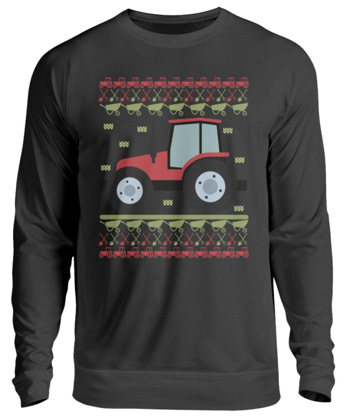 Traktor 4 Ugly Christmas · Unisex Sweatshirt Pullover-Unisex Sweatshirt-Jet Black-S-Agrarstarz