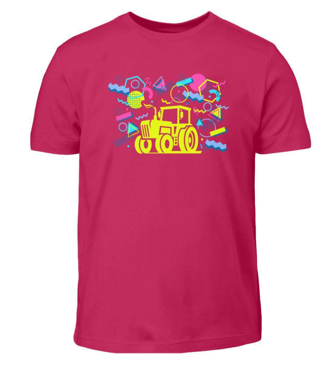 Traktor 80er Style · Kinder T-Shirt-Kinder T-Shirt-Sorbet-12/14 (152/164)-Agrarstarz