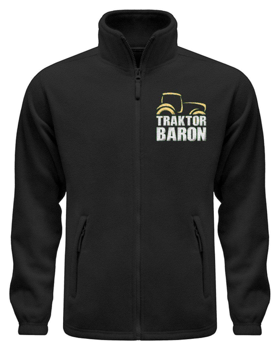 Traktor Baron · Fleece Jacke mit Stick-Fleece Jacke mit Stick-Black-S-Agrarstarz